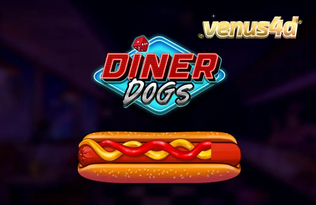 Tampilan visual slot Diner Dogs dengan nuansa noir retro
